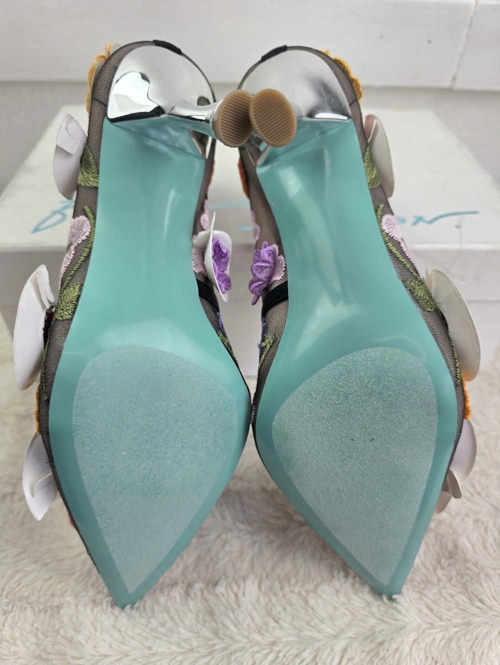 Betsey Johnson SB-Aimey 3-D Floral Pumps - Picture 10 of 11